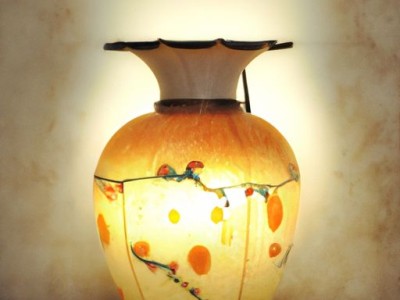 中式陶瓷灯及中式陶瓷灯罩