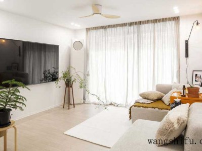 人生第一套房，是面积不过百的刚需户型，75㎡，装修“松弛有度”