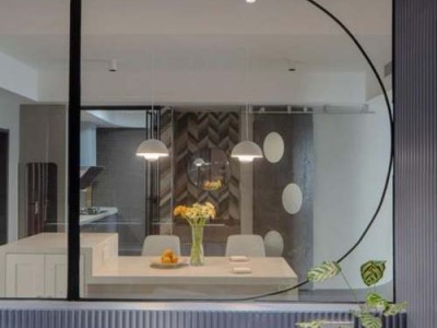 厨房隔断（厨房隔断玻璃门效果图）