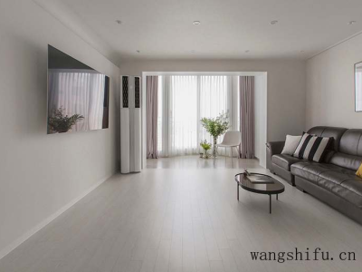 95㎡花了20万简装，铺个地砖刷个白墙，一人居住足够幸福了（自己家墙体刷白）