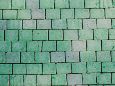 绿色地板砖的装修效果图及其优点