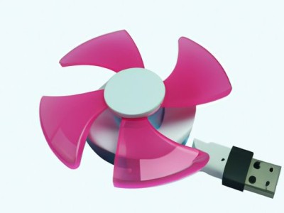 USB风扇充电与使用一体化，方便实用