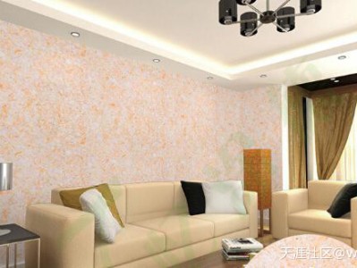 新型内墙装修材料墙衣效果展示