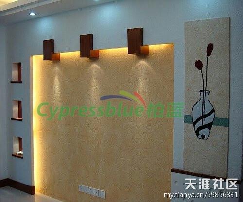 柏蓝多彩生态墙衣,点亮绿色家居生活 柏蓝多彩生态墙衣,点亮绿色家居生活