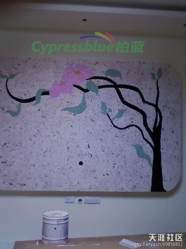 柏蓝多彩生态墙衣,点亮绿色家居生活 柏蓝多彩生态墙衣,点亮绿色家居生活