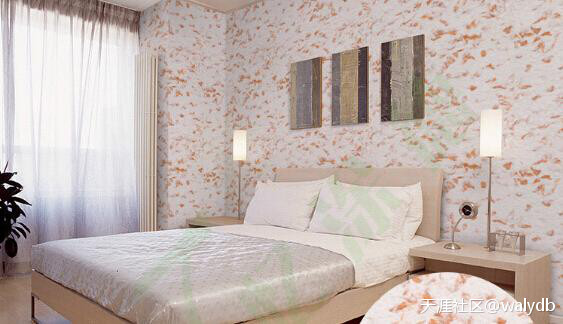 新型内墙装修材料墙衣效果展示