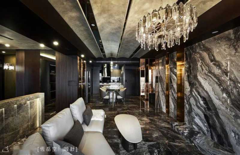 99平，移景入室 荡漾金色波光为家景│奢华风│