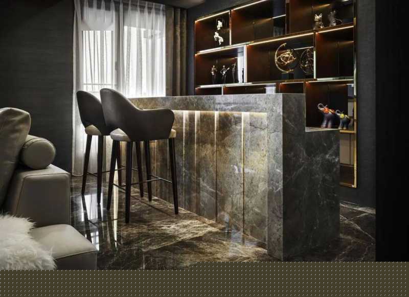 99平，移景入室 荡漾金色波光为家景│奢华风│