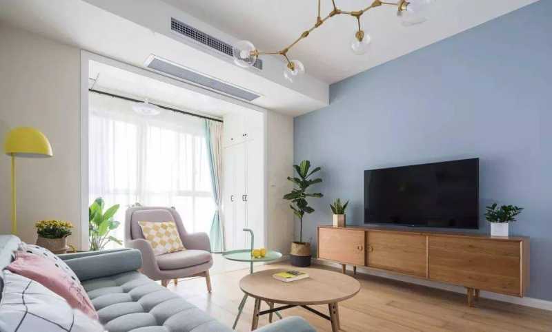 电视背景墙应该这样设计，你家只是电视挂墙上！