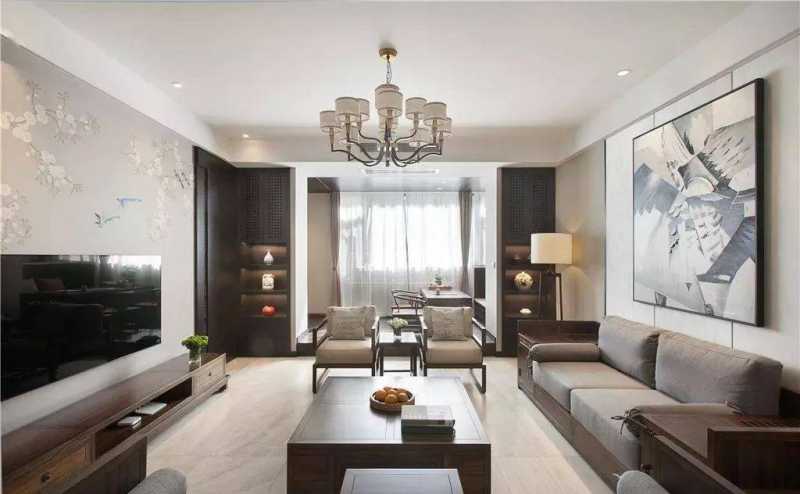 电视背景墙应该这样设计，你家只是电视挂墙上！