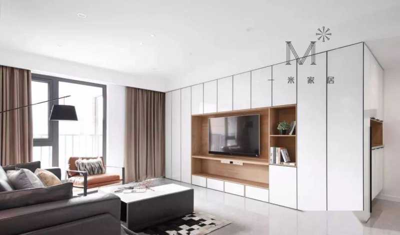 电视背景墙应该这样设计，你家只是电视挂墙上！