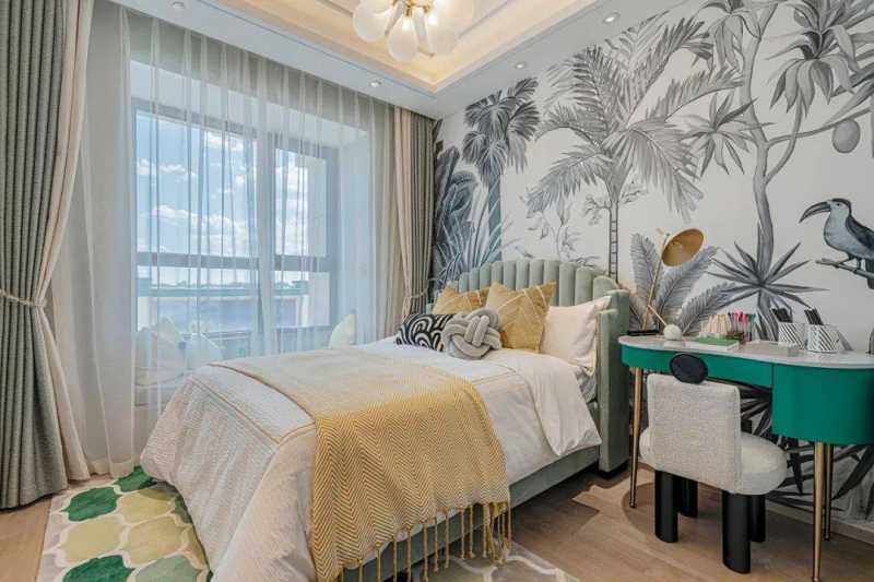 7个床头背景墙设计方案，美翻天，告别了大白墙，瞬间高大上