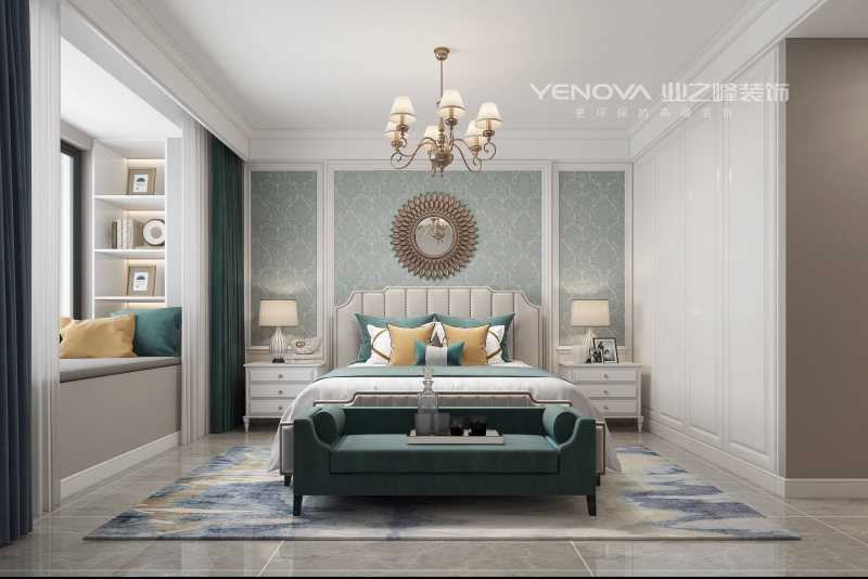 唐山玖中堂132平米美式装修风格效果案例|<img src=