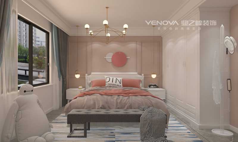 唐山玖中堂132平米美式装修风格效果案例|业之峰装饰