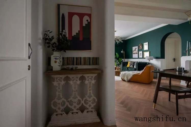 80平旧房翻新装修案例，有点复古，有点文艺 旧房翻新 第2张 80平旧房翻新装修案例，有点复古，有点文艺 旧房翻新 粉刷匠第2张