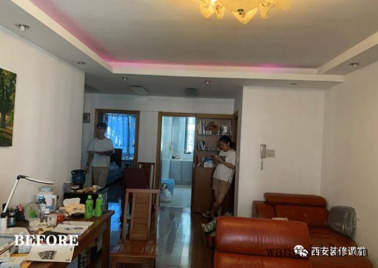 80㎡两室旧房翻新，时尚黑白灰 旧房翻新 第3张 80㎡两室旧房翻新，时尚黑白灰 旧房翻新 粉刷匠第3张