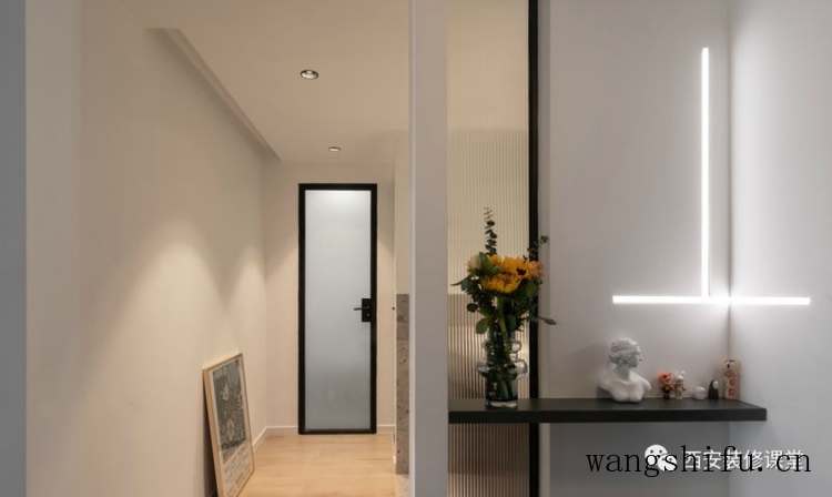 80㎡两室旧房翻新，时尚黑白灰 旧房翻新 第7张 80㎡两室旧房翻新，时尚黑白灰 旧房翻新 粉刷匠第7张