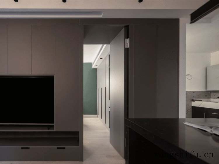 80㎡两室旧房翻新，时尚黑白灰 旧房翻新 第16张 80㎡两室旧房翻新，时尚黑白灰 旧房翻新 粉刷匠第16张