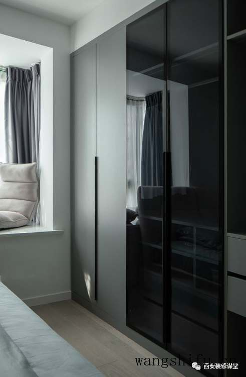 80㎡两室旧房翻新，时尚黑白灰 旧房翻新 第22张 80㎡两室旧房翻新，时尚黑白灰 旧房翻新 粉刷匠第22张