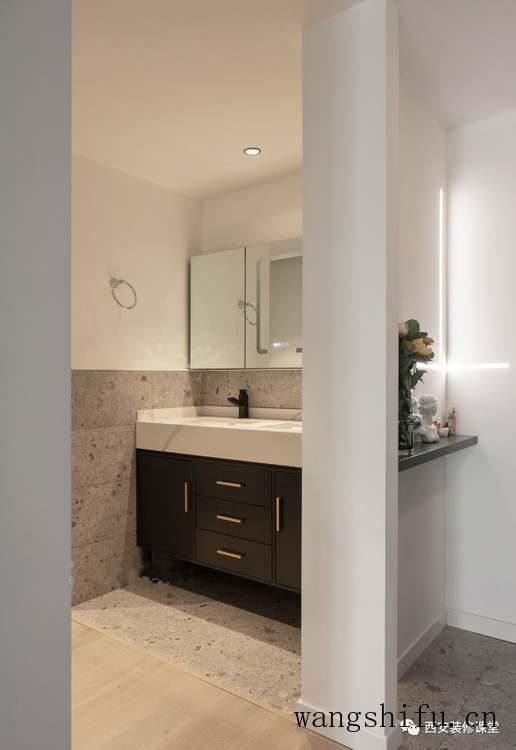 80㎡两室旧房翻新，时尚黑白灰 旧房翻新 第23张 80㎡两室旧房翻新，时尚黑白灰 旧房翻新 粉刷匠第23张