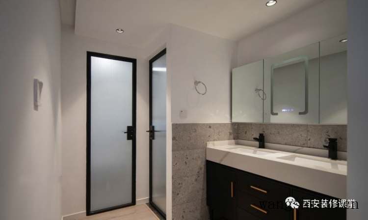 80㎡两室旧房翻新，时尚黑白灰 旧房翻新 第24张 80㎡两室旧房翻新，时尚黑白灰 旧房翻新 粉刷匠第24张