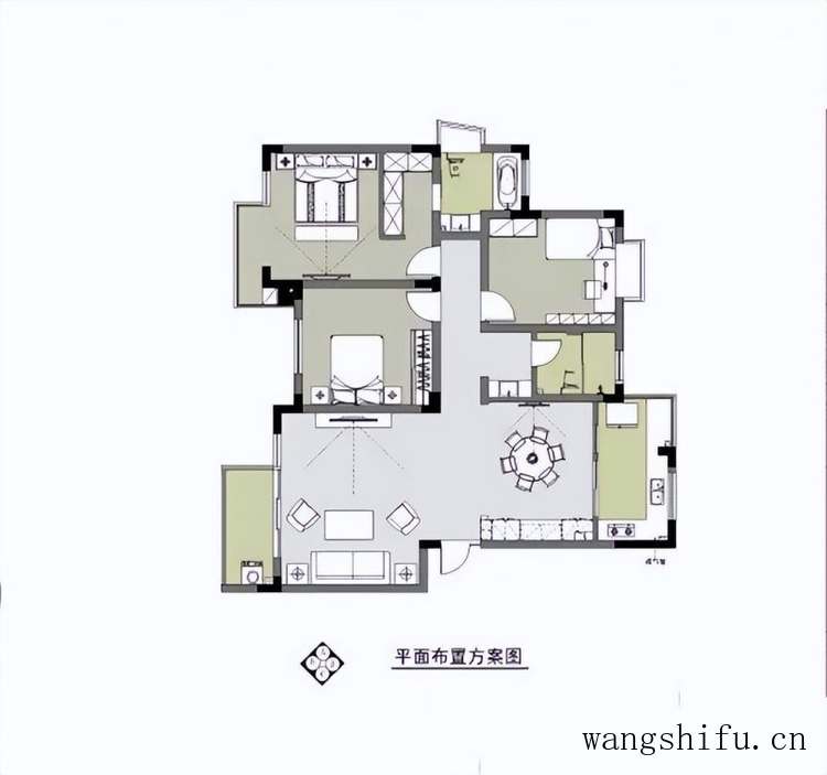 8万爆改148㎡二手房，美式风两代人都很满意，舒适度也不打折 旧房翻新 第3张 8万爆改148㎡二手房，美式风两代人都很满意，舒适度也不打折 旧房翻新 粉刷匠第3张