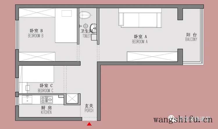 60㎡老旧房改造，两室变一室收纳翻倍 旧房翻新 第3张 60㎡老旧房改造，两室变一室收纳翻倍 旧房翻新 粉刷匠第3张