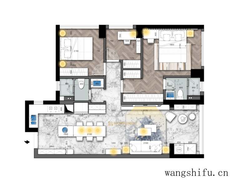 90㎡现代侘寂风,极简的空间,优雅的线条,舒适的软装(现代侘寂风格装修) 90㎡现代侘寂风,极简的空间,优雅的线条,舒适的软装(现代侘寂风格装修)