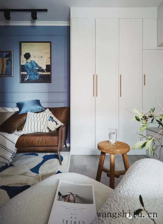 70㎡一室旧房改造，一人独居的蓝色潮流 旧房翻新 第10张 70㎡一室旧房改造，一人独居的蓝色潮流 旧房翻新 粉刷匠第10张