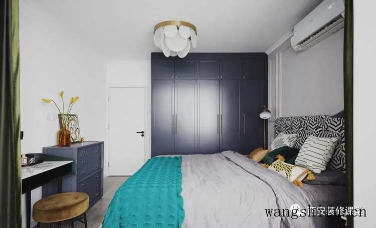 70㎡一室旧房改造，一人独居的蓝色潮流 旧房翻新 第11张 70㎡一室旧房改造，一人独居的蓝色潮流 旧房翻新 粉刷匠第11张