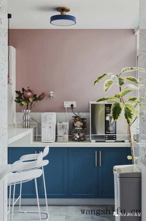 70㎡一室旧房改造，一人独居的蓝色潮流 旧房翻新 第17张 70㎡一室旧房改造，一人独居的蓝色潮流 旧房翻新 粉刷匠第17张