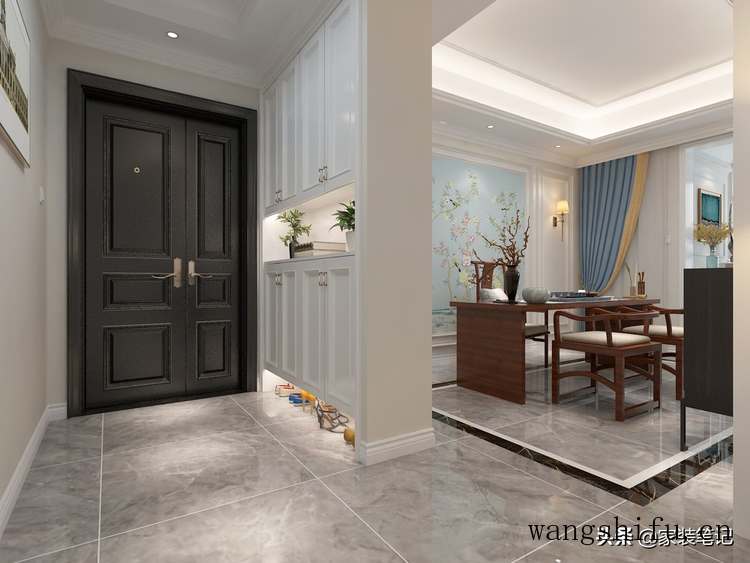 130㎡的家装简约美式，简洁有设计感，整体那叫一个高大上，很美 旧房翻新 第5张 130㎡的家装简约美式，简洁有设计感，整体那叫一个高大上，很美 旧房翻新 粉刷匠第5张