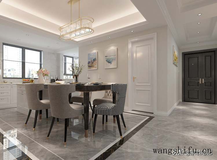 130㎡的家装简约美式，简洁有设计感，整体那叫一个高大上，很美 旧房翻新 第7张 130㎡的家装简约美式，简洁有设计感，整体那叫一个高大上，很美 旧房翻新 粉刷匠第7张