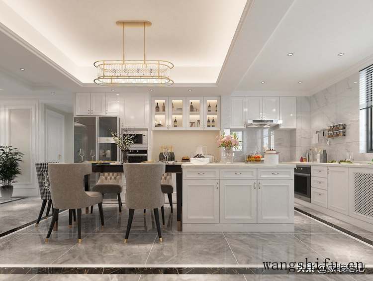 130㎡的家装简约美式，简洁有设计感，整体那叫一个高大上，很美 旧房翻新 第8张 130㎡的家装简约美式，简洁有设计感，整体那叫一个高大上，很美 旧房翻新 粉刷匠第8张