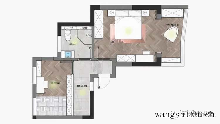 130㎡复式美宅，打造心爱的小轻奢 旧房翻新 第4张 130㎡复式美宅，打造心爱的小轻奢 旧房翻新 粉刷匠第4张