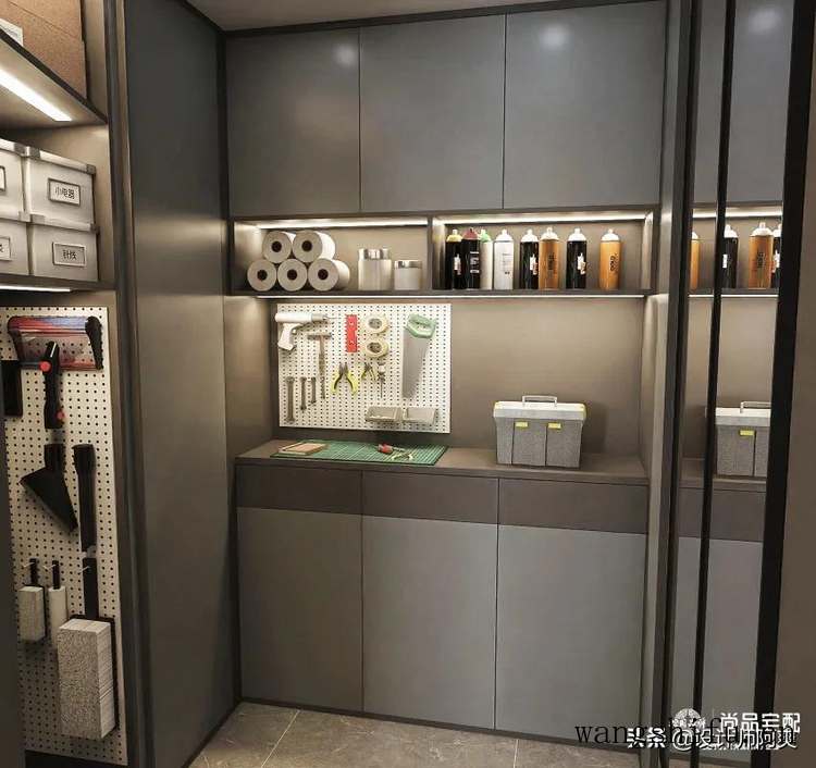 130㎡现代轻奢，真的从玄关美到浴室，看完走不动了 旧房翻新 第4张 130㎡现代轻奢，真的从玄关美到浴室，看完走不动了 旧房翻新 粉刷匠第4张