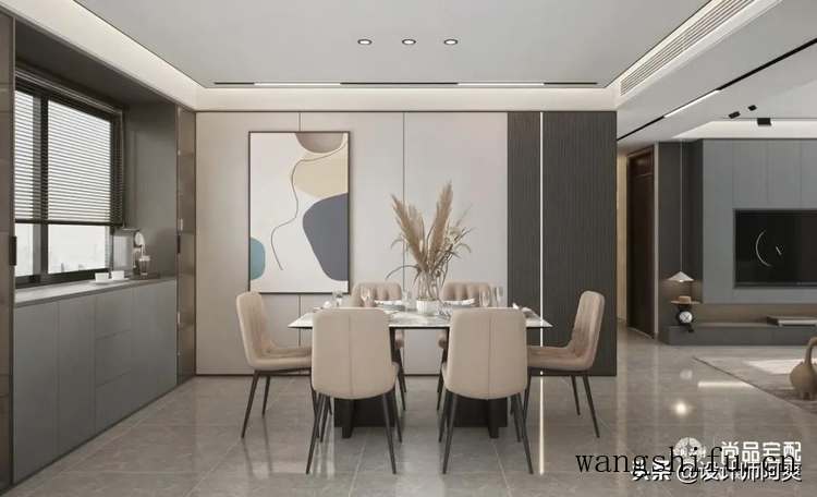 130㎡现代轻奢，真的从玄关美到浴室，看完走不动了 旧房翻新 第13张 130㎡现代轻奢，真的从玄关美到浴室，看完走不动了 旧房翻新 粉刷匠第13张