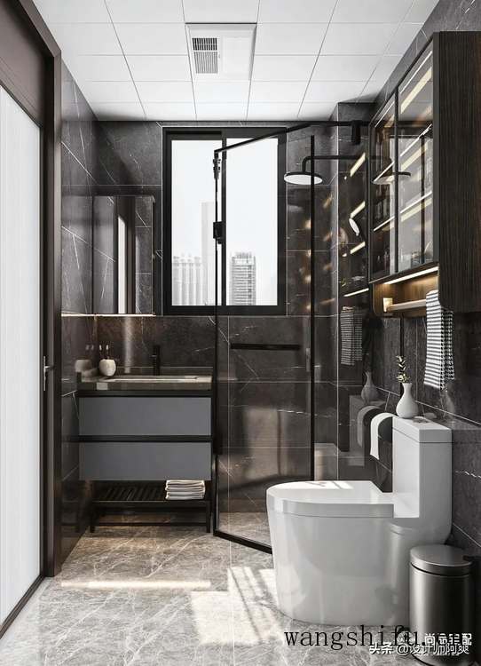 130㎡现代轻奢，真的从玄关美到浴室，看完走不动了 旧房翻新 第27张 130㎡现代轻奢，真的从玄关美到浴室，看完走不动了 旧房翻新 粉刷匠第27张