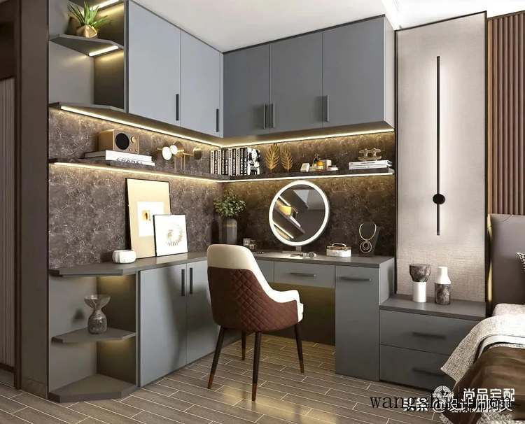 130㎡现代轻奢，真的从玄关美到浴室，看完走不动了 旧房翻新 第26张 130㎡现代轻奢，真的从玄关美到浴室，看完走不动了 旧房翻新 粉刷匠第26张