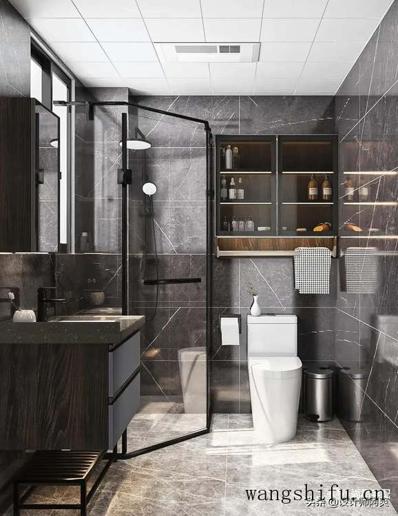 130㎡现代轻奢，真的从玄关美到浴室，看完走不动了 旧房翻新 第29张 130㎡现代轻奢，真的从玄关美到浴室，看完走不动了 旧房翻新 粉刷匠第29张