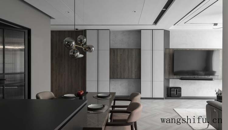 怎么舒服怎么来，130㎡住宅，全屋黑白灰，一人居潇洒又惬意