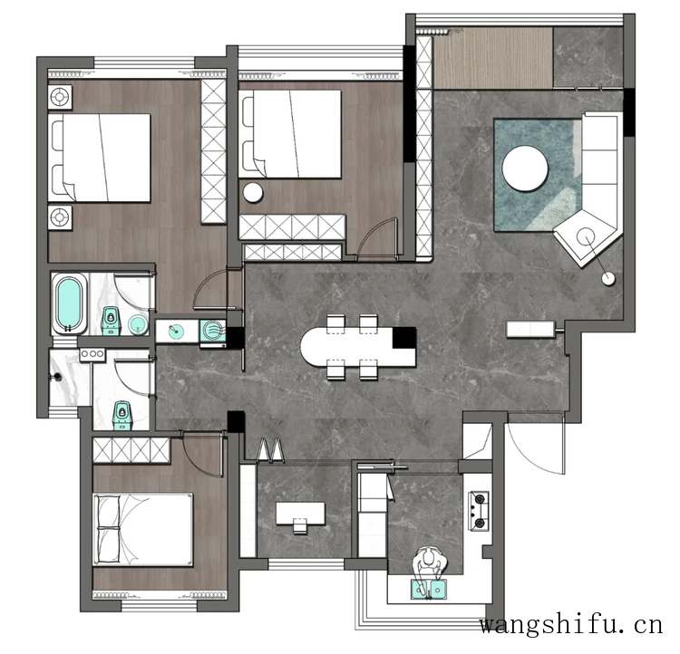 二手房不吃香？13套改造案例拿去参考，比新房抢手，个顶个的漂亮 旧房翻新 第58张 二手房不吃香？13套改造案例拿去参考，比新房抢手，个顶个的漂亮 旧房翻新 粉刷匠第58张