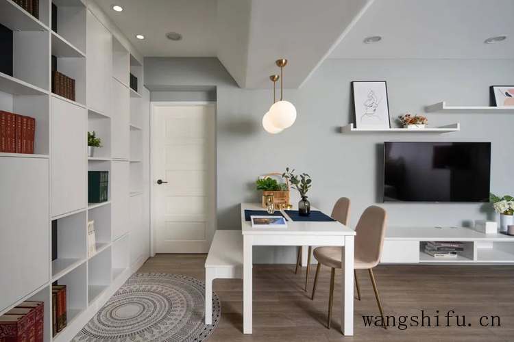 ​65㎡改造出3室2厅+小书房，清爽的北欧风，堪称小户型装修典范 旧房翻新 第9张 ​65㎡改造出3室2厅+小书房，清爽的北欧风，堪称小户型装修典范 旧房翻新 粉刷匠第9张