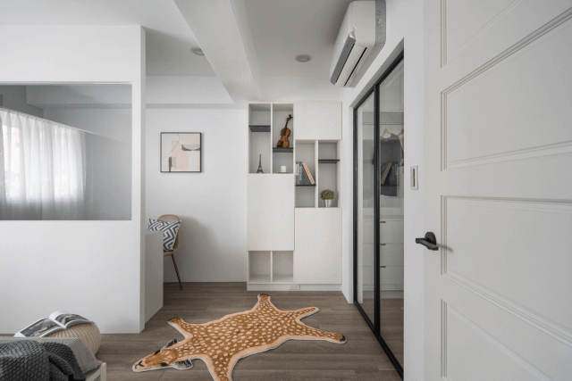 ​65㎡改造出3室2厅+小书房，清爽的北欧风，堪称小户型装修典范 旧房翻新 第16张 ​65㎡改造出3室2厅+小书房，清爽的北欧风，堪称小户型装修典范 旧房翻新 粉刷匠第16张