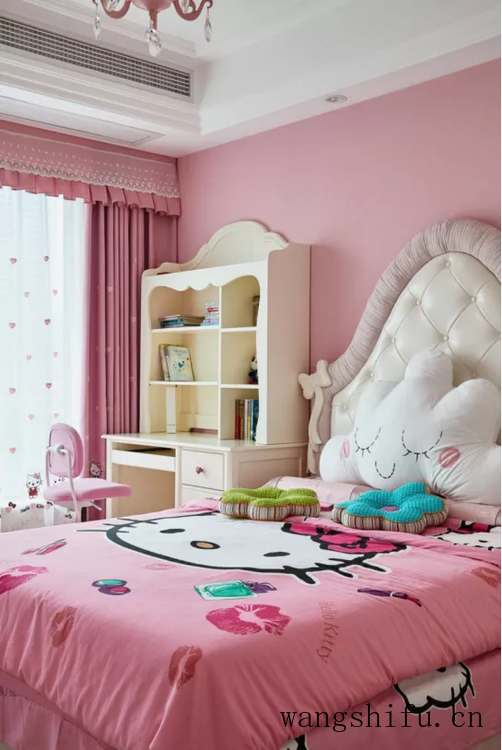 闺女要做一个精致、优雅的人，就从儿童房开始 旧房翻新 第4张 闺女要做一个精致、优雅的人，就从儿童房开始 旧房翻新 粉刷匠第4张