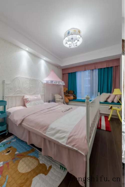 闺女要做一个精致、优雅的人，就从儿童房开始 旧房翻新 第5张 闺女要做一个精致、优雅的人，就从儿童房开始 旧房翻新 粉刷匠第5张