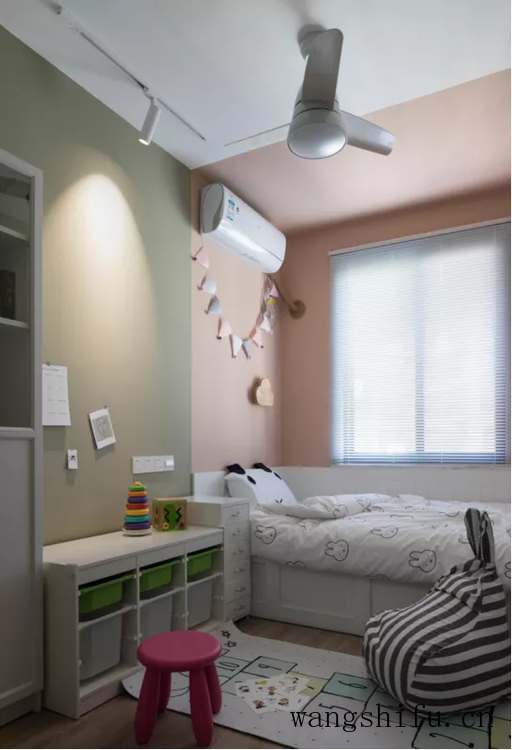 闺女要做一个精致、优雅的人，就从儿童房开始 旧房翻新 第9张 闺女要做一个精致、优雅的人，就从儿童房开始 旧房翻新 粉刷匠第9张