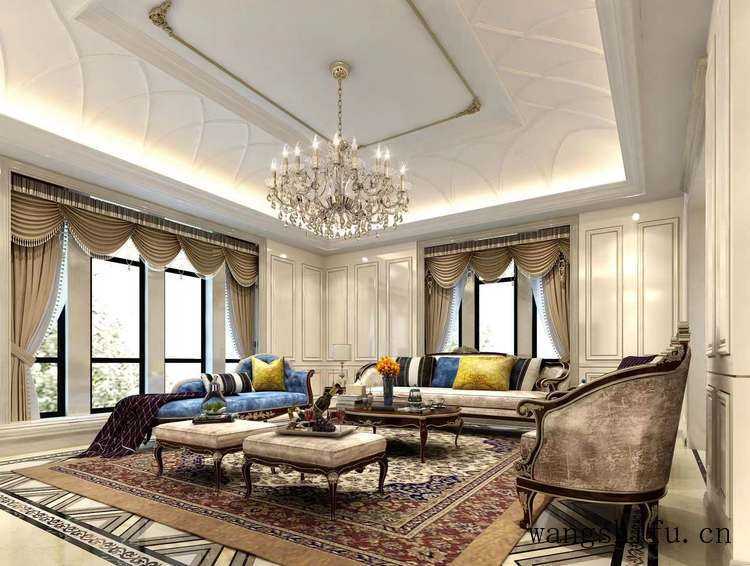 500㎡两层别墅，欧式与法式风格的混搭，彰显了业主的独特品味 旧房翻新 第1张 500㎡两层别墅，欧式与法式风格的混搭，彰显了业主的独特品味 旧房翻新 粉刷匠第1张