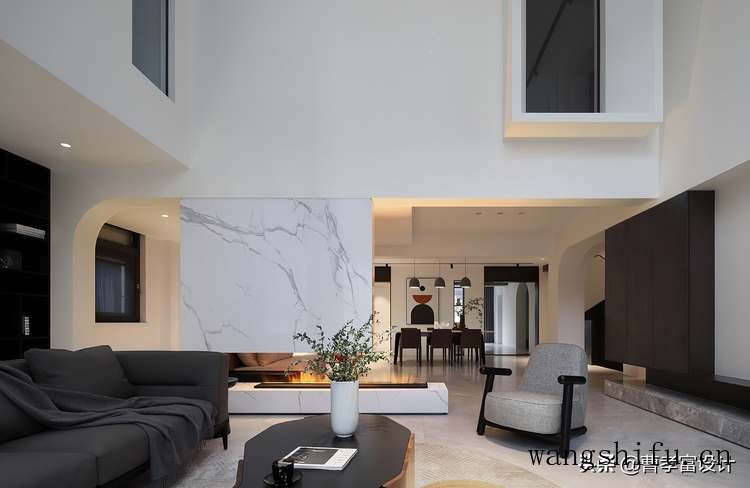 500㎡花园别墅设计，黑白灰主题很适合家庭装修，这才是理想生活 旧房翻新 第5张 500㎡花园别墅设计，黑白灰主题很适合家庭装修，这才是理想生活 旧房翻新 粉刷匠第5张