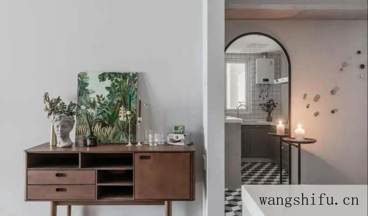 80㎡二房，花5W爆改成浪漫轻奢风的一居室，实用性更强，颜值更高（轻奢风格两室效果图）